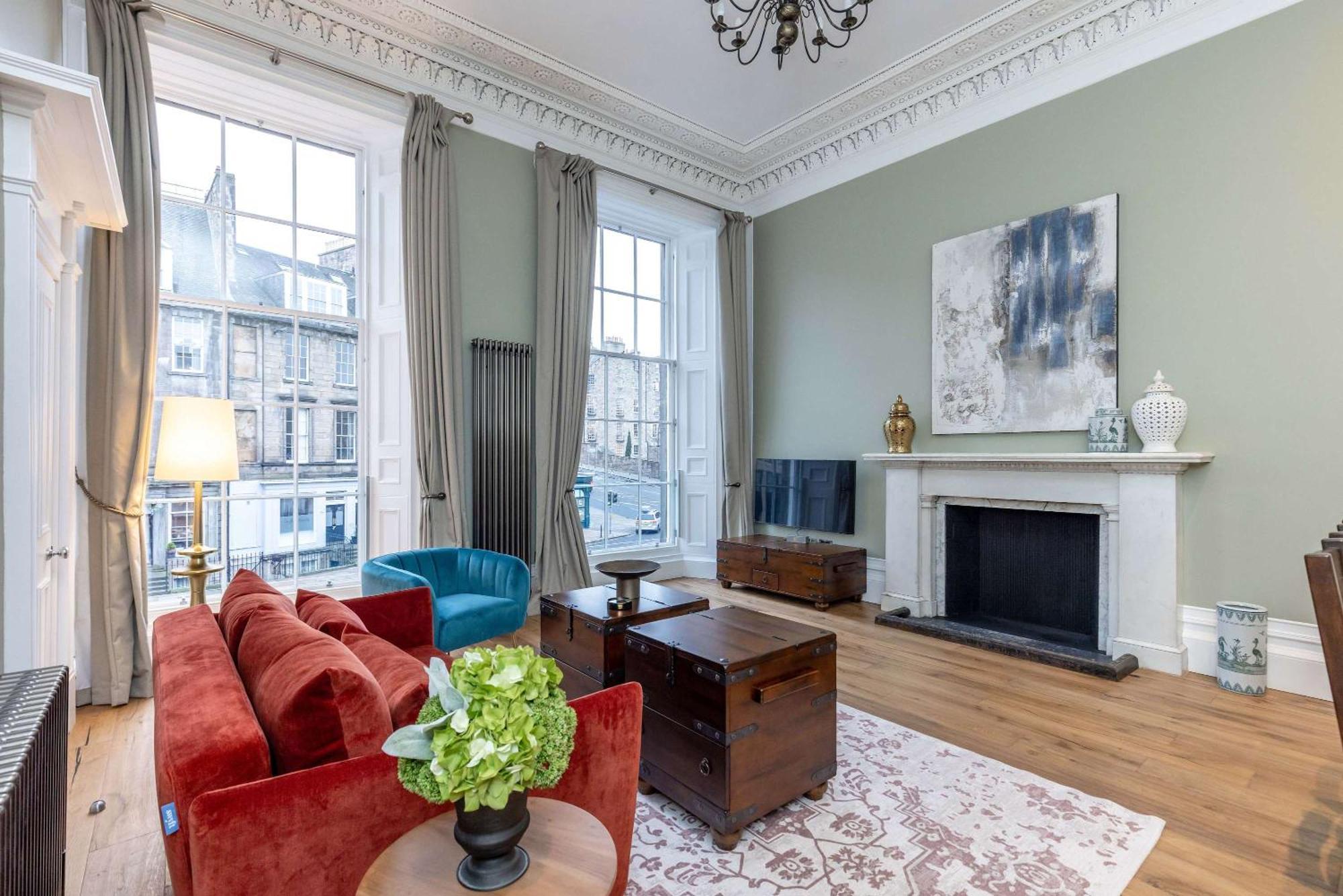 Dragon Suites Luxury Apartments At 9 Albyn Place EDI Exteriér fotografie