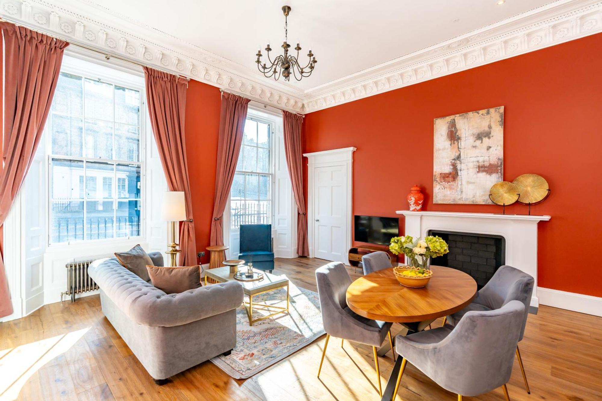 Dragon Suites Luxury Apartments At 9 Albyn Place EDI Exteriér fotografie