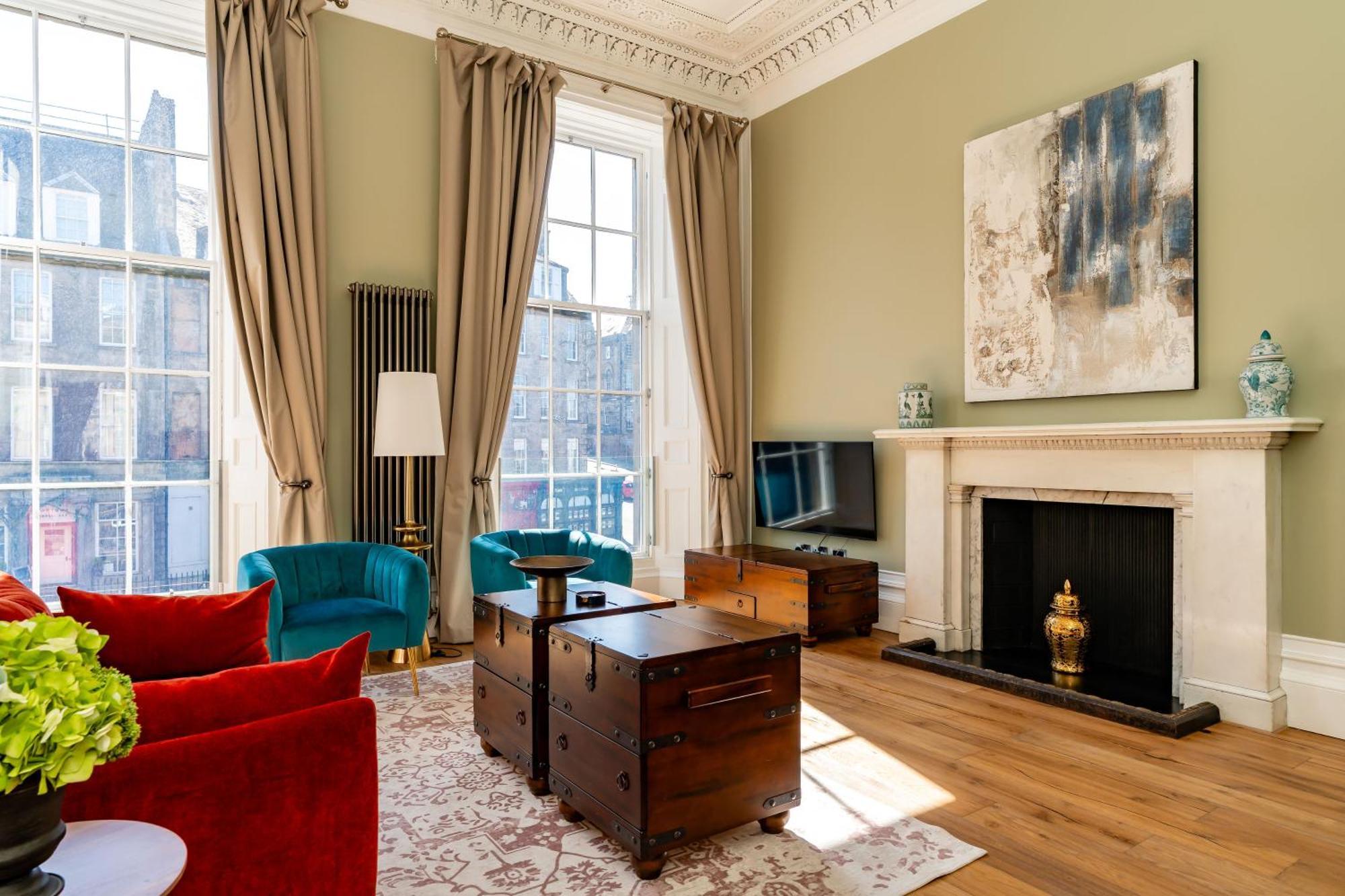 Dragon Suites Luxury Apartments At 9 Albyn Place EDI Exteriér fotografie